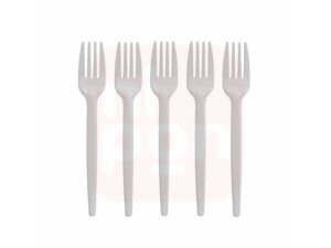 Garfo Descatável Sobremesa C/50 UND