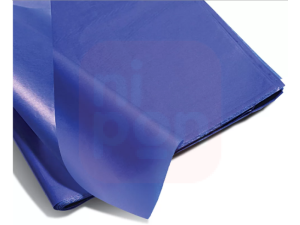 Papel Seda Liso Azul Escuro