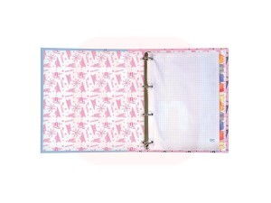 Fichário Universitário Com Elástico Letter +80 Folhas Dac