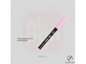 Caneta Marcador Brush Aquarelável CIS - Rosa pastel