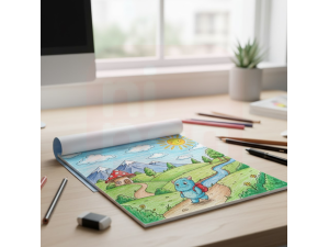 Bloco A4 Desenho 150g Branco Liso -  Menno