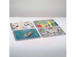 Caderno Cartografia e Desenho 96 Folhas Capa Dura - Jandaia